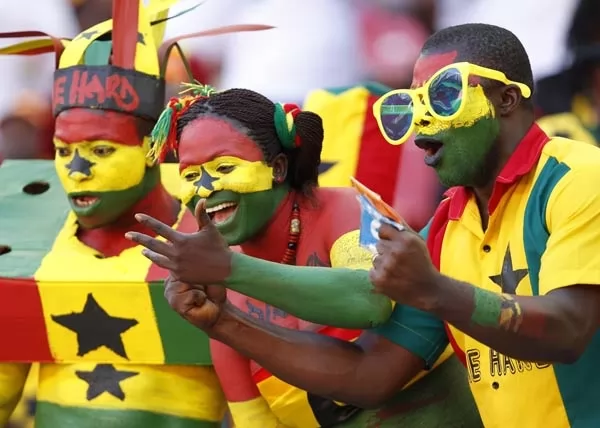 احتفالات جماهير غانا