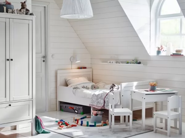 استخدام الالواح الخشبية في جدران غرف نوم اطفال حديثي الولادة 2018