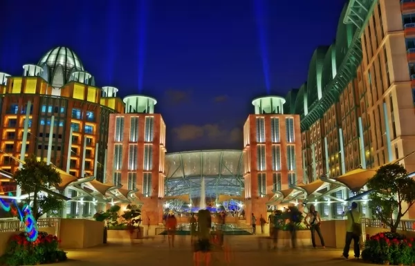 منتجعات سينتوسا العالمية من اجمل اماكن سياحية في سنغافورة