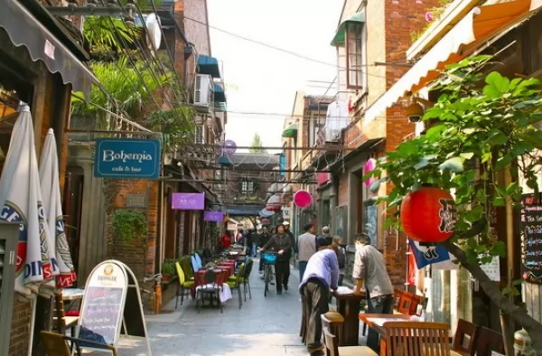 منطقة تيانزيفانج من افضل اماكن سياحية في شنغهاي