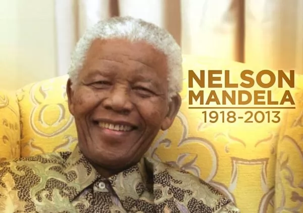 الرئيس الجنوب افريقي نيلسون مانديلا