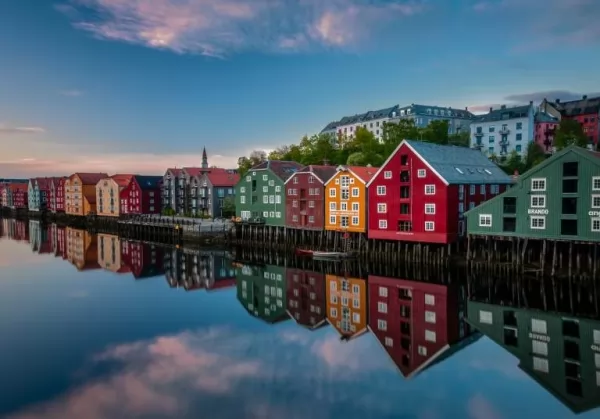 مدينة تروندهايم من اجمل اماكن سياحية في النرويج