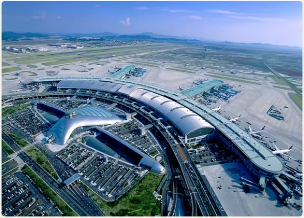 مطار إنتشون الدولي فى كوريا الجنوبية من افضل المطارات فى العالم