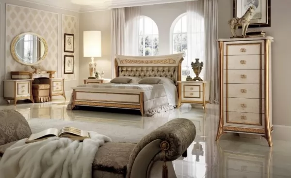 تصاميم غرف النوم الايطالي الكلاسيكية