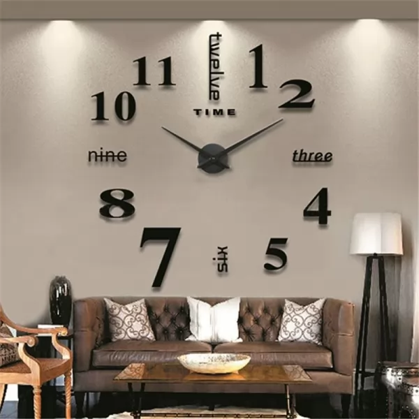 ساعة الحائط المميزة في ديكورات غرف الجلوس